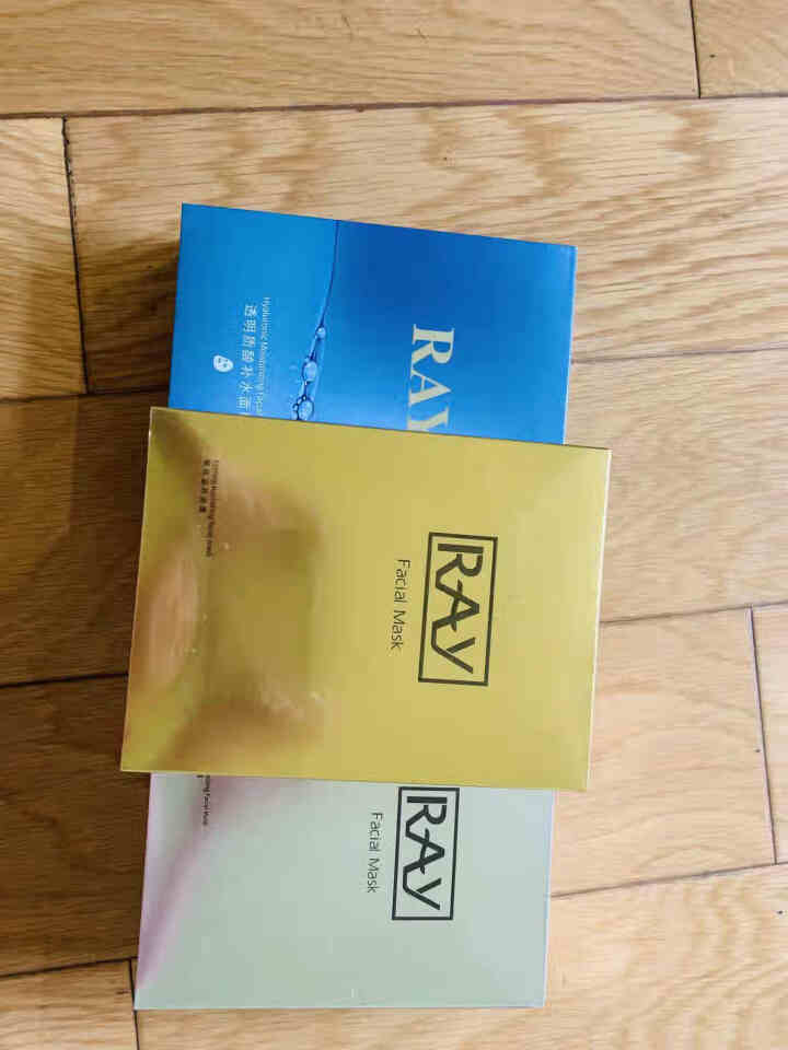 RAY面膜官方中文版 金色+银色+蓝色 30片/3盒 深层补水 水润保湿 紧致滋养 RAY品牌直供 金色1盒+银色1盒+蓝色1盒怎么样，好用吗，口碑，心得，评价,第2张