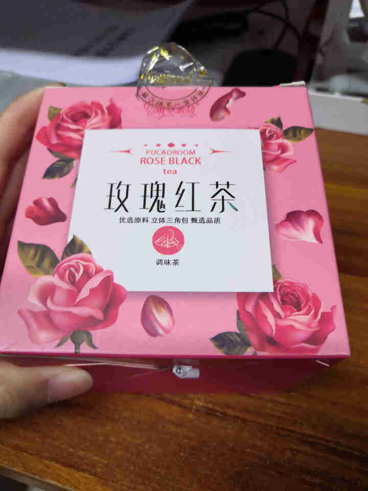 蒲草茶坊玫瑰红茶女人养颜玫瑰味花茶三角茶袋盒装花草茶30g 一袋装（3g*10袋）怎么样，好用吗，口碑，心得，评价，试用报告,第4张