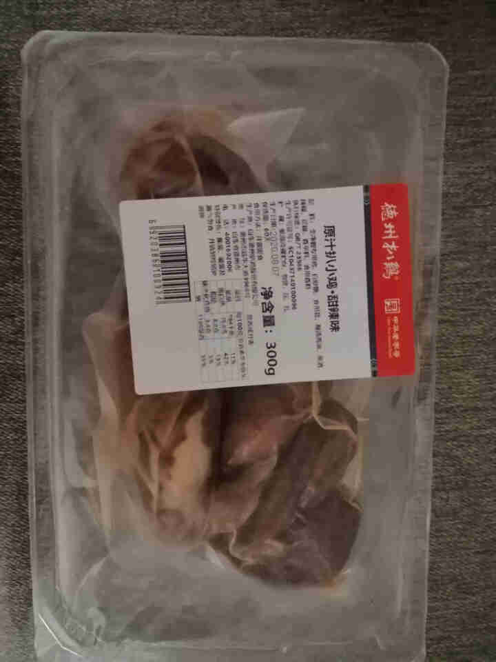 鲁小吉甜辣扒小鸡 原汁甜辣爽口 德州扒鸡300g 特产熟食怎么样，好用吗，口碑，心得，评价，试用报告,第2张