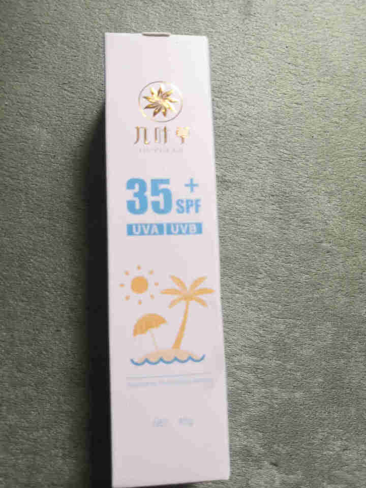 九叶草 防晒霜SPF35+ 便携全身防晒清爽倍护户外美肤防晒霜男女通用 1瓶装便携防晒乳45g怎么样，好用吗，口碑，心得，评价，试用报告,第2张