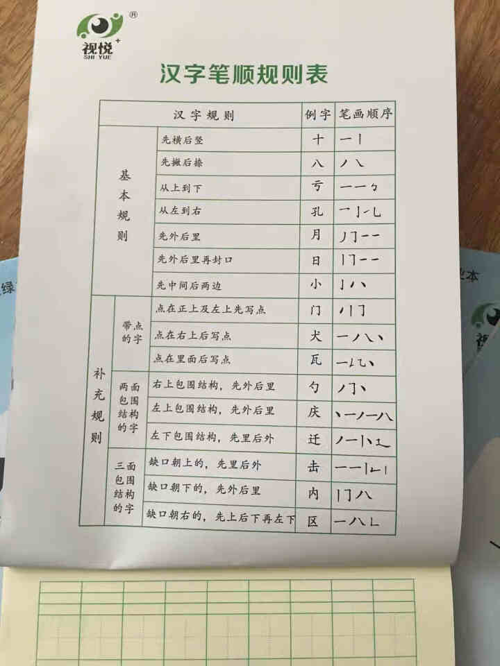 视悦作业本加厚2020年新版陕西省统一标准小学生用1,第3张