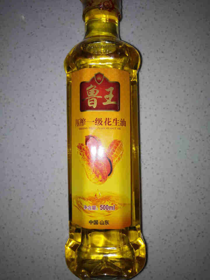 鲁王 压榨一级花生油500ml 食用油粮油植物油家用炒菜 物理压榨味浓油香 健康油 500ML怎么样，好用吗，口碑，心得，评价，试用报告,第2张