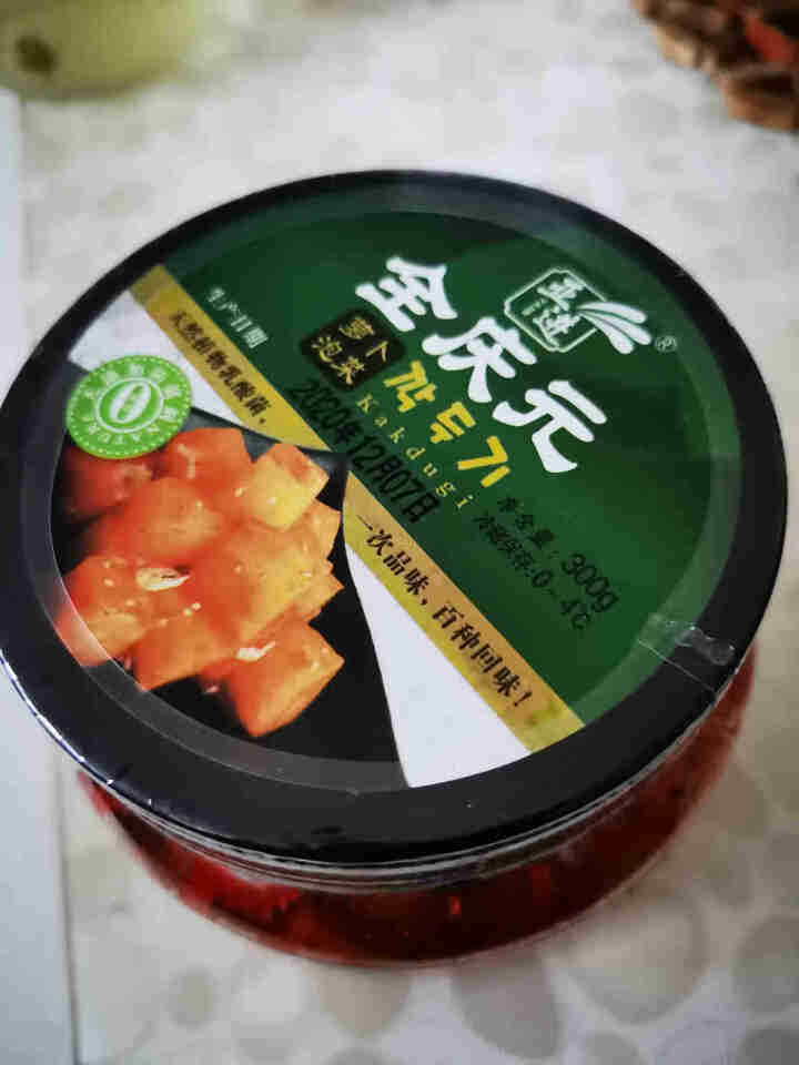 亚进韩式萝卜泡菜正宗韩国风味韩式小菜开胃下饭菜咸菜瓶装 萝卜块泡菜 300g怎么样，好用吗，口碑，心得，评价，试用报告,第2张