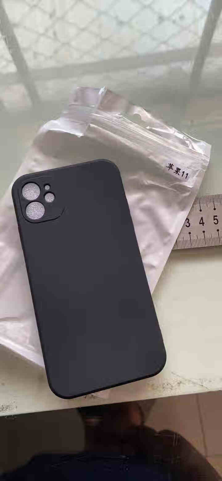 汉牌 苹果11/11Pro手机壳iPhone 11 pro保护套魔方液态硅胶新升级全包防摔直边软壳 经典黑,第2张