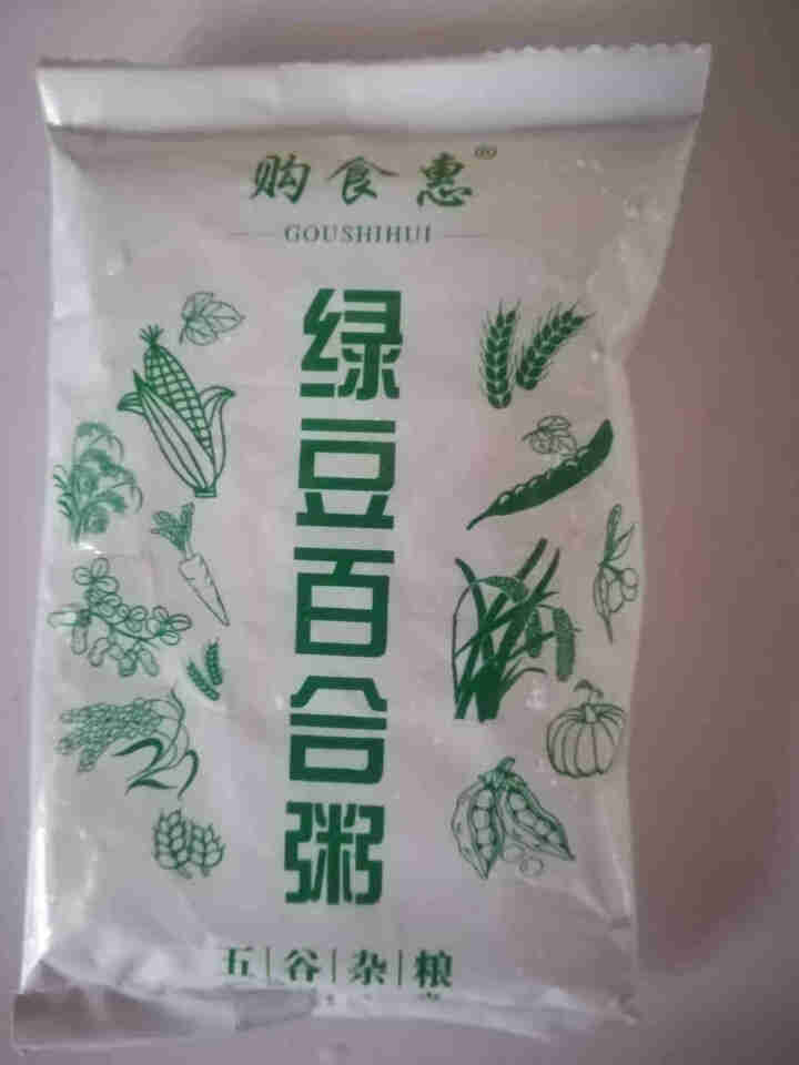购食惠 绿豆百合粥100g（大米、绿豆、百合）混合粥米粥料五谷杂粮粗粮熬粥怎么样，好用吗，口碑，心得，评价，试用报告,第2张