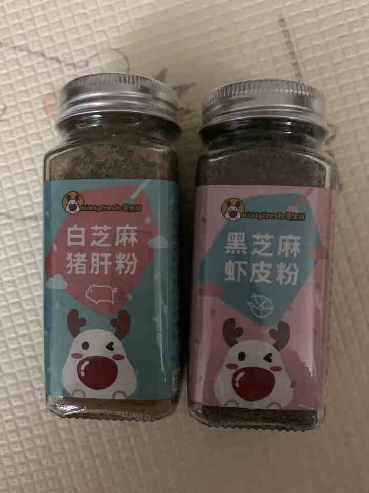 鹿优鲜 白芝麻猪肝粉 宝宝辅食儿童辅食伴餐粉黑芝麻虾皮粉调味粉拌饭料 猪肝粉+虾皮粉怎么样，好用吗，口碑，心得，评价，试用报告,第2张