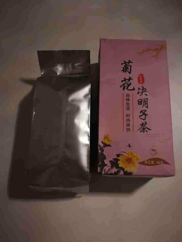 菊花决明子茶 枸杞 牛蒡根 桂花 金银花  熬夜  养生茶   袋泡茶 1盒 160g （32袋*5g）,第2张