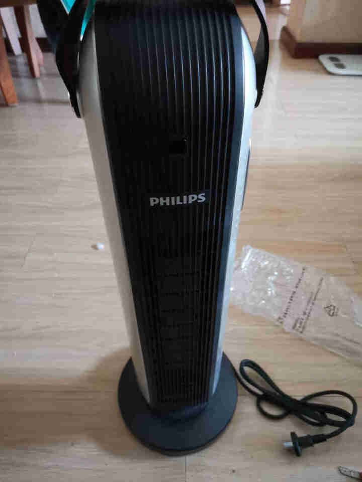 飞利浦（PHILIPS）暖风机家用立式取暖器静音节能陶瓷发热定时遥控塔式摇头电暖气AHR2142FD 黑色+银色怎么样，好用吗，口碑，心得，评价，试用报告,第4张