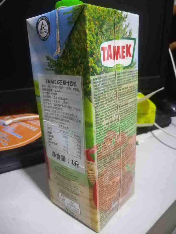 土耳其原装进口TAMEK荅梅肯石榴汁果汁饮料1000ml怎么样，好用吗，口碑，心得，评价，试用报告,第4张