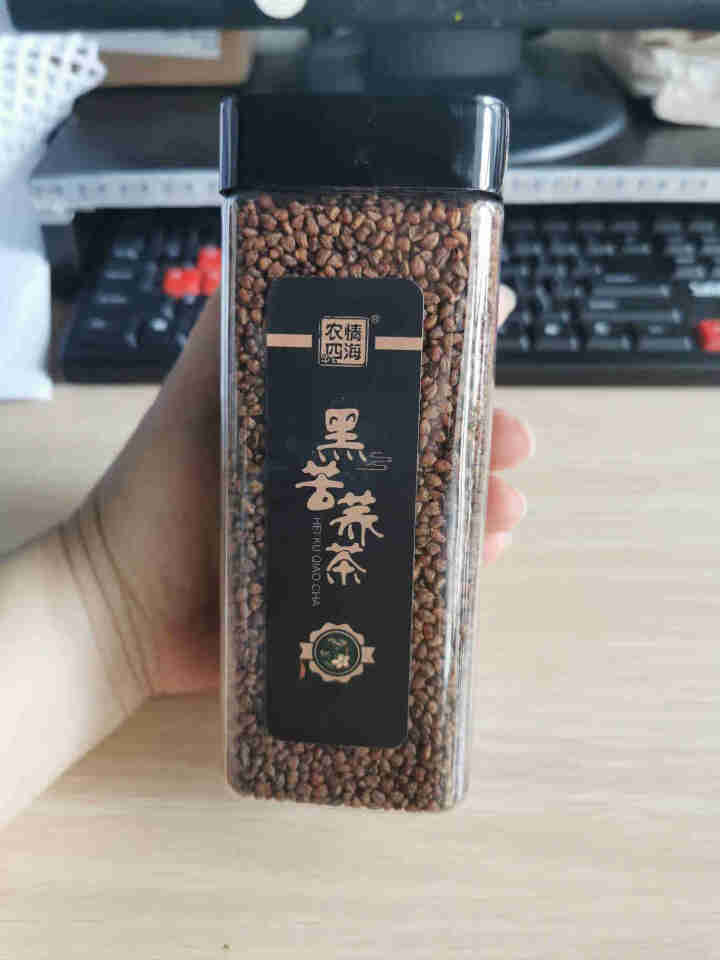 苦荞茶 四川大凉山黑苦荞茶 全胚芽全颗粒熟荞麦茶 养生茶 黑苦荞茶450g/1盒怎么样，好用吗，口碑，心得，评价，试用报告,第3张