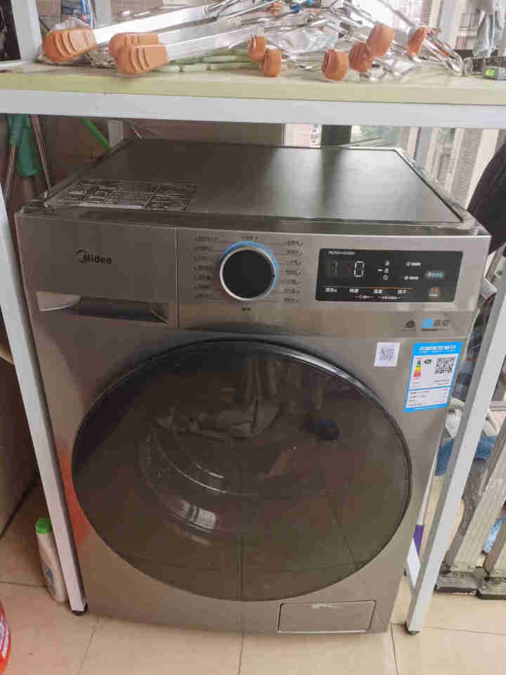 美的（Midea）洗衣机全自动滚筒直驱变频 10公斤kg家用大容量 MD100,第2张