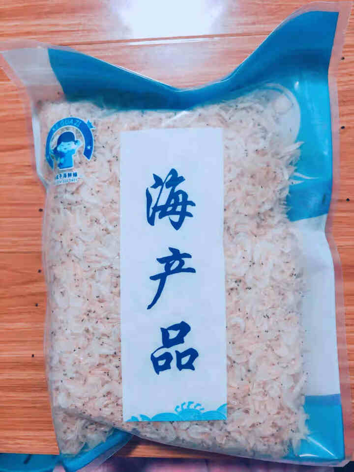 柯瓜子海鲜铺  东海捕捞无盐虾皮淡干虾皮粉烹饪配菜虾干小海虾小虾米袋装 半斤装  250g/包怎么样，好用吗，口碑，心得，评价，试用报告,第2张