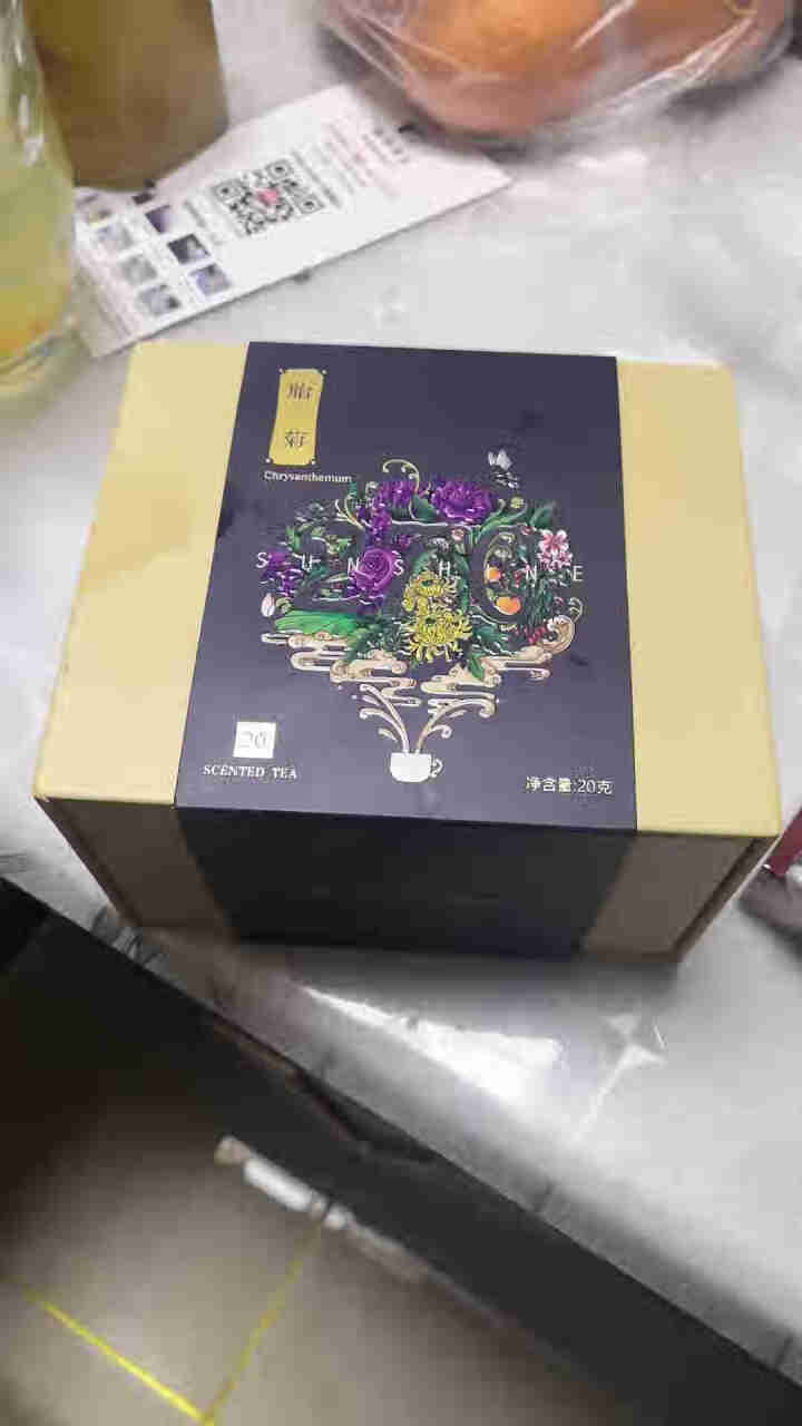 二十七度阳光胎菊桐乡杭白菊花草茶菊花茶胎菊王茶花茶礼盒装送礼 胎菊（20包/每盒）怎么样，好用吗，口碑，心得，评价，试用报告,第2张