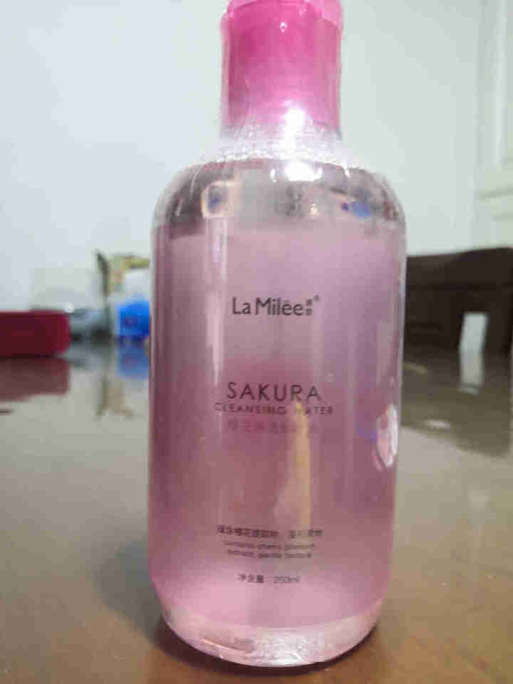 LaMilee（莱玫）樱花净透卸妆水 250ml（眼唇脸三合一 温和清洁 卸妆液乳）正品 樱花净透卸妆水怎么样，好用吗，口碑，心得，评价，试用报告,第2张