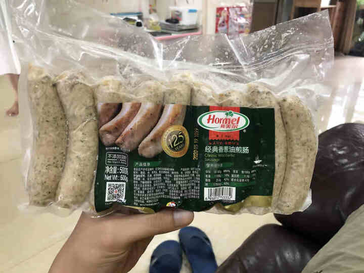 荷美尔（Hormel）经典香葱油煎肠 冷冻 500g/袋 火腿肠香肠 烧烤肠 纯肉肠 热狗 早餐肠怎么样，好用吗，口碑，心得，评价，试用报告,第2张