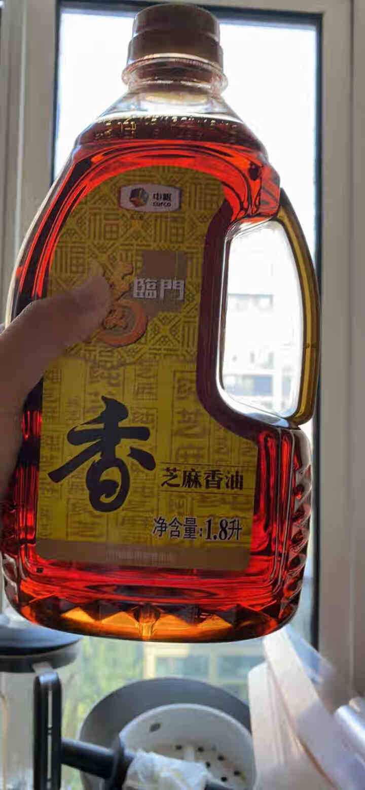 福临门 100%纯芝麻香油1.8L 食用油 凉拌调味烹饪火锅 中粮出品怎么样，好用吗，口碑，心得，评价，试用报告,第4张