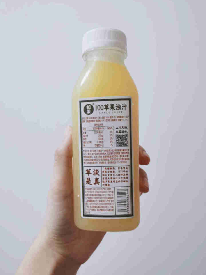 如果100苹果汁100%果汁烟台富士鲜榨果蔬汁饮料 烟台富士300ml*4瓶装怎么样，好用吗，口碑，心得，评价，试用报告,第3张