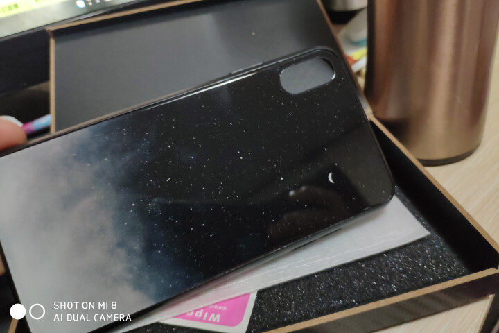 德米克 新款苹果X手机壳iPhone Xs Max保护外壳全包玻璃软壳 黑色星空 iphoneXs max怎么样，好用吗，口碑，心得，评价，试用报告,第4张