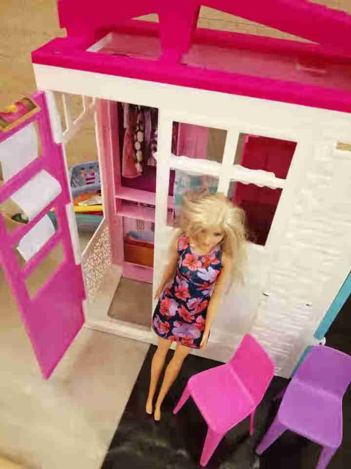 芭比 Barbie 女孩玩具 畅销爆款新品 芭比娃娃之新闪亮度假屋怎么样，好用吗，口碑，心得，评价，试用报告,第3张