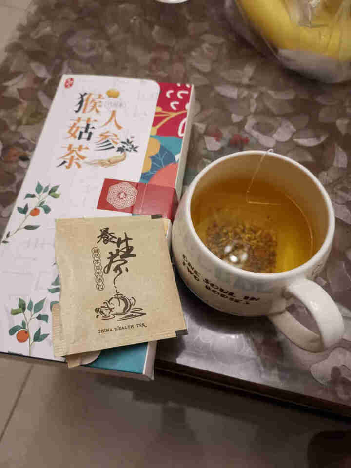 人参猴头菇无丁香茶胃调理茶养生茶养舒胃茶调理养肠胃暖胃茶除去调口气口有臭味胃寒打嗝胃胀气茶无丁香 单盒装(内含21小袋)怎么样，好用吗，口碑，心得，评价，试用报,第4张