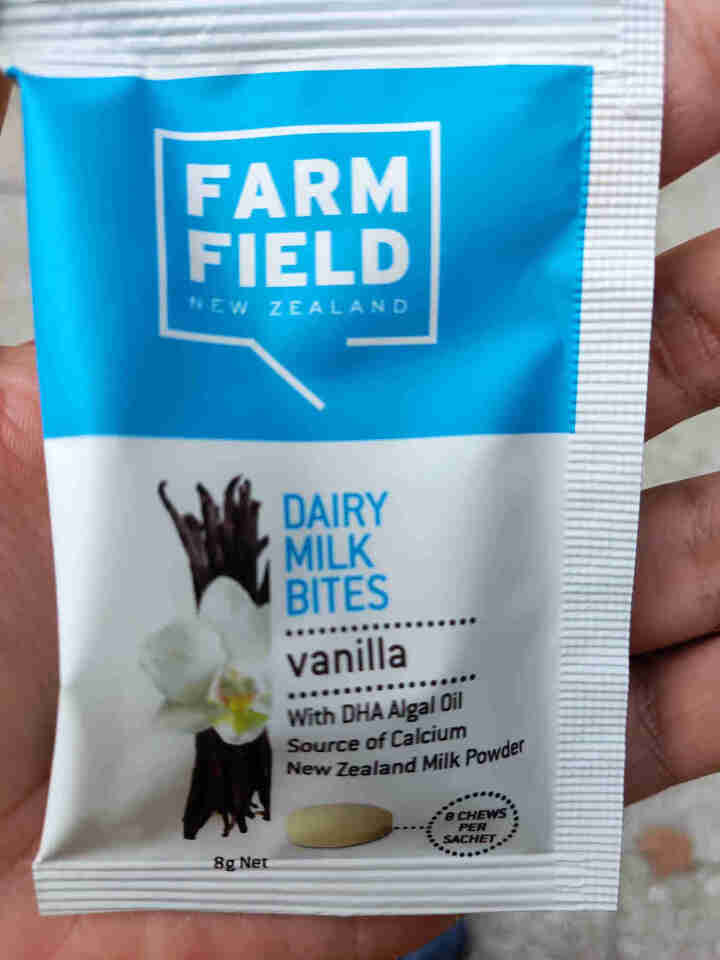 Farmfield牧菲德干吃牛奶奶片香草味奶新西兰原装进口片糖 香草牛奶味*8片装怎么样，好用吗，口碑，心得，评价，试用报告,第2张