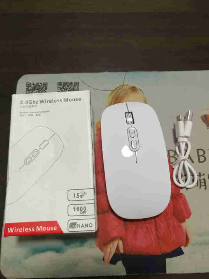 墨一 mac苹果无线鼠标笔记本电脑静音蓝牙鼠标MacBook air/pro配件 瓷感白怎么样，好用吗，口碑，心得，评价，试用报告,第2张