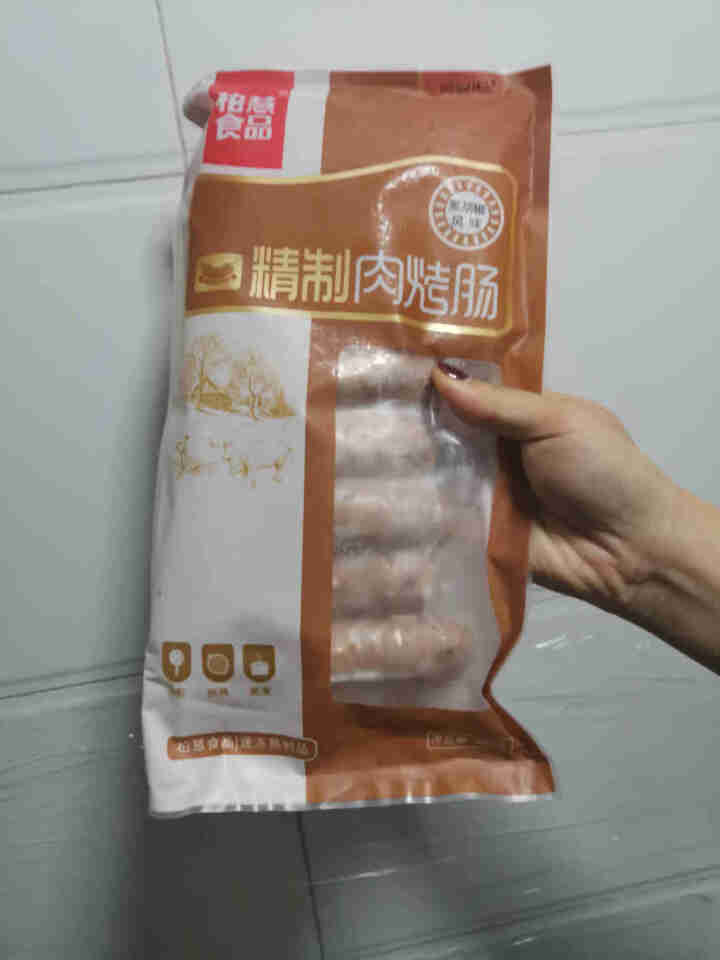 柏慧食品 火山石精制肉烤肠（黑胡椒味）500g/袋 纯肉 热狗肠 早餐肠 地道肠怎么样，好用吗，口碑，心得，评价，试用报告,第2张