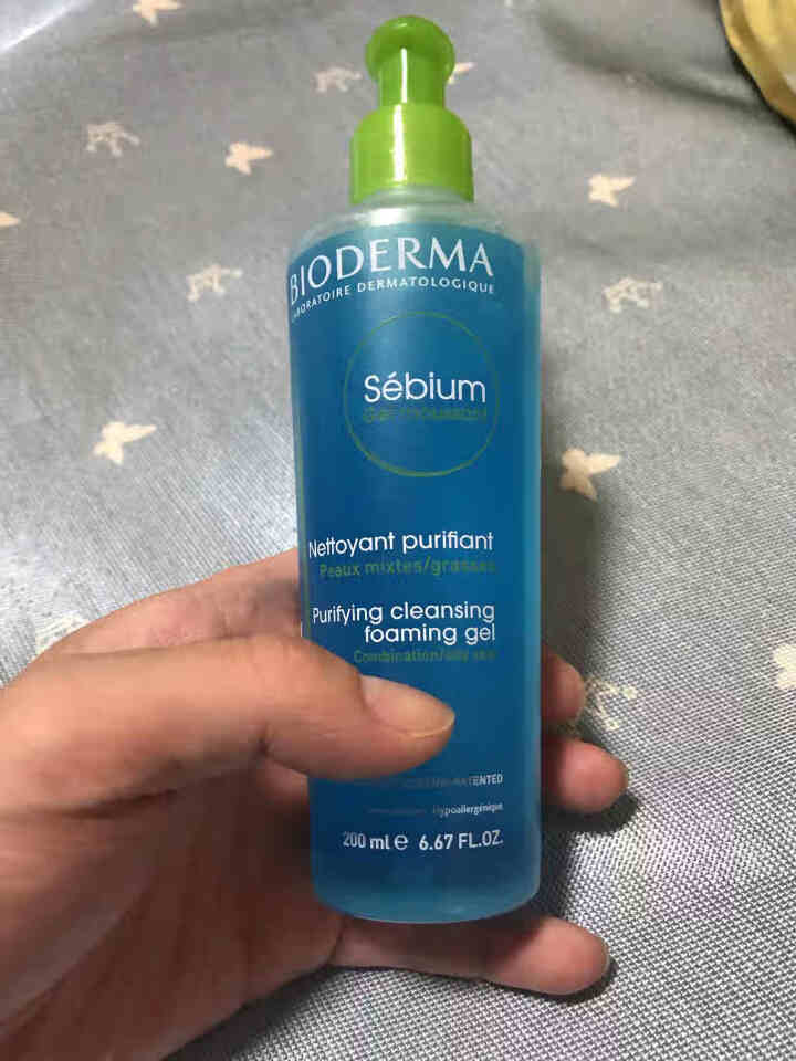 法国贝德玛（BIODERMA）净妍平衡洁肤凝胶洁面乳洗面奶200ml（温和清洁卸妆 控油收毛孔 油痘肌 低泡无皂基）怎么样，好用吗，口碑，心得，评价，试用报告,第3张