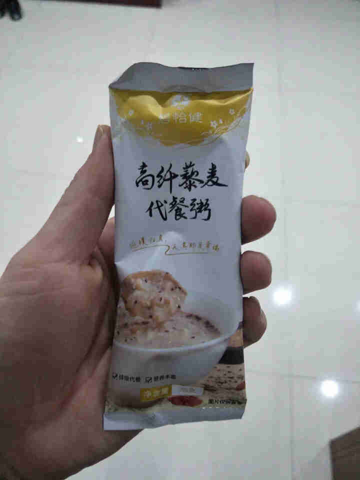 碧怡健高纤藜麦粥黑芝麻粗粮营养早餐速食代餐饱腹食品懒人魔芋粥粉 高纤藜麦代餐粥怎么样，好用吗，口碑，心得，评价，试用报告,第3张