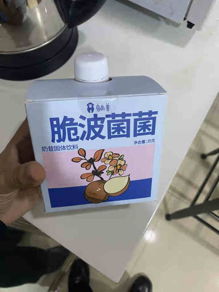 躺兽 饱腹代餐有嚼劲低碳控糖轻体益生菌蛋白奶昔奶茶 脆波菌菌代餐奶昔1盒怎么样，好用吗，口碑，心得，评价，试用报告,第4张