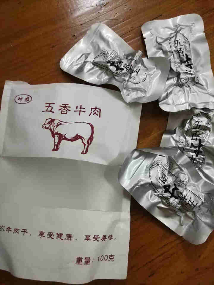 对农 牛肉干五香超干袋装牛肉干风干500g真空小包装牛肉干休闲零食散装手撕肉干肉脯 五香味100g/试吃装怎么样，好用吗，口碑，心得，评价，试用报告,第3张