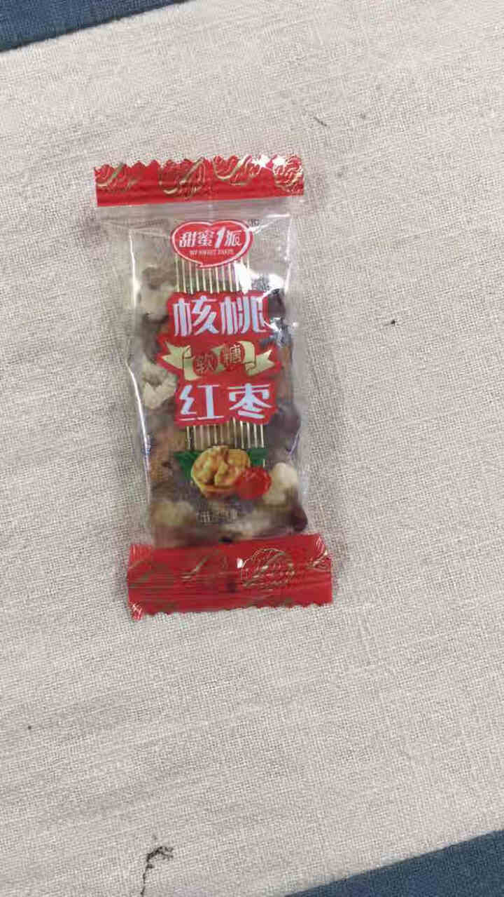 甜蜜1派 核桃红枣枸杞软糖270g/290g营养中式糕点零食红枣核桃糕芝麻糕 核桃红枣软糖 6小包(品尝无包装)怎么样，好用吗，口碑，心得，评价，试用报告,第4张