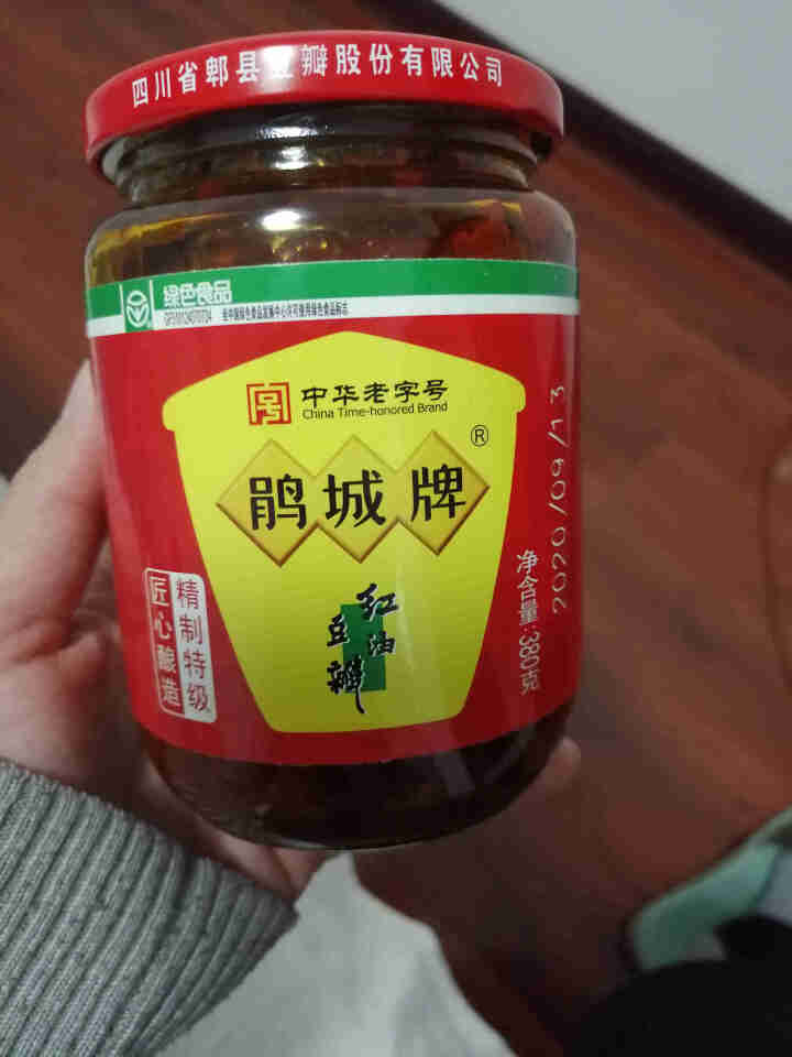 鹃城牌精制特级红油郫县豆瓣酱380g玻璃瓶装四川特产菜炒菜调味品怎么样，好用吗，口碑，心得，评价，试用报告,第2张