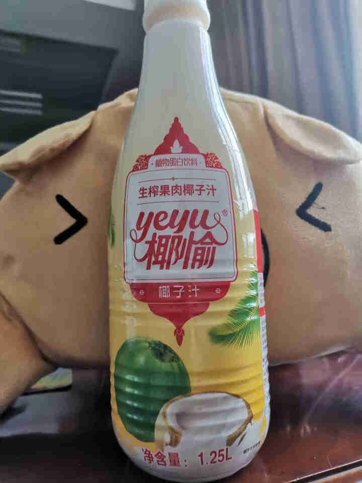 禅宝椰愉生榨椰子汁网红饮品果肉混合型椰汁1.25L*1瓶 即饮装椰奶 1.25L*1大瓶怎么样，好用吗，口碑，心得，评价，试用报告,第2张