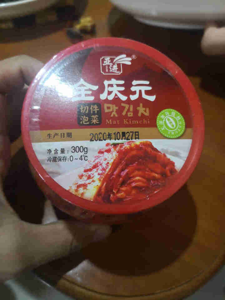 亚进辣白菜泡菜切件泡菜韩式风味辣白菜开胃下饭菜小包装方便速食 韩式切件泡菜 300g怎么样，好用吗，口碑，心得，评价，试用报告,第3张