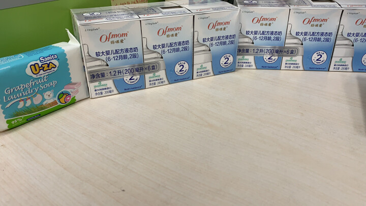 妈咪爱（ofmom）婴幼儿配方液态奶/水奶 液态奶2段200ml*6怎么样，好用吗，口碑，心得，评价，试用报告,第3张