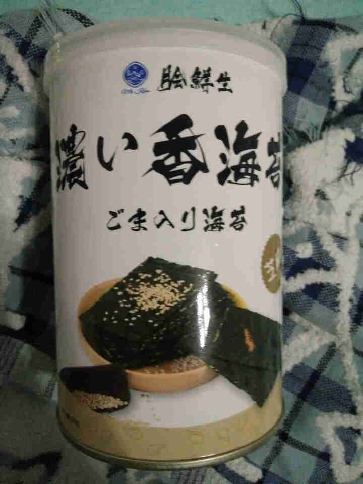 脍鲜生 海苔夹心脆休闲食品宝零食孕妇食品 芝麻口味罐装怎么样，好用吗，口碑，心得，评价，试用报告,第2张