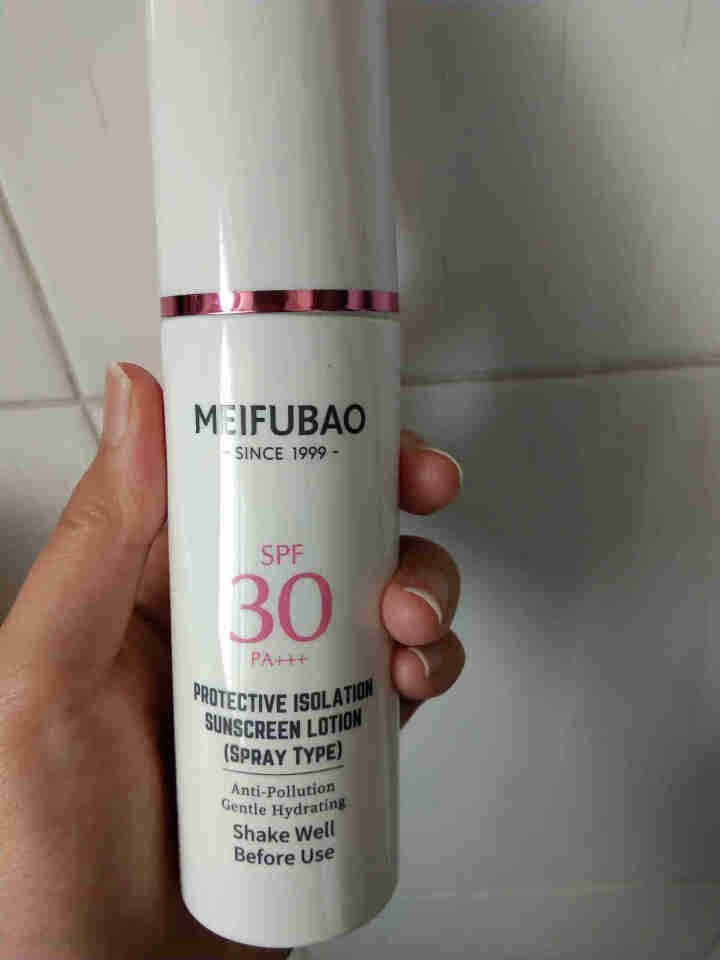 美肤宝 轻盈倍护隔离防晒乳（喷雾型）SPF30 PA+++100ml（防晒霜女 防晒乳 隔离 面部 学生）怎么样，好用吗，口碑，心得，评价，试用报告,第3张