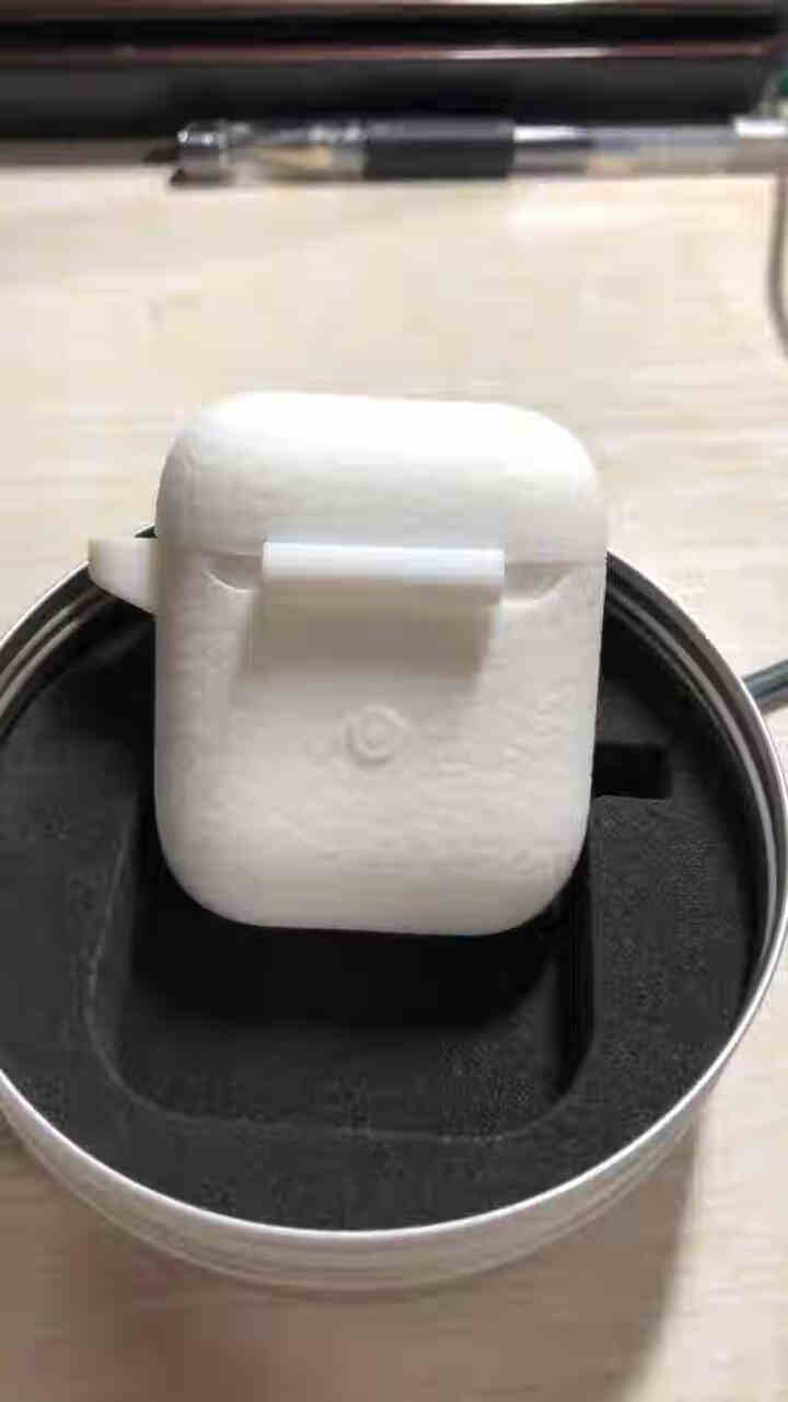 格迹 Airpods保护套1/2/3代airpods pro硅胶苹果3代潮牌可爱男女款无线蓝牙耳机套 Airpods 1/2代通用【象牙白】+防丢挂钩怎么样，好,第4张