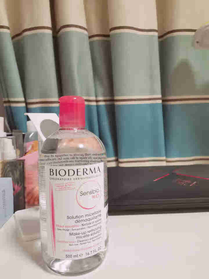 法国贝德玛（BIODERMA）舒妍多效洁肤液500ml （卸妆水 深层清洁 粉水 舒缓保湿 敏感肌 眼唇 原装进口）怎么样，好用吗，口碑，心得，评价，试用报告,第2张