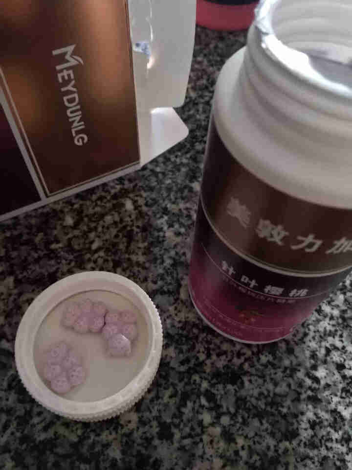 美敦力加（MEYDUNLG)针叶樱桃压片糖果 100片/盒 每片含维生素C25mg保质期到22年3月 一盒怎么样，好用吗，口碑，心得，评价，试用报告,第4张