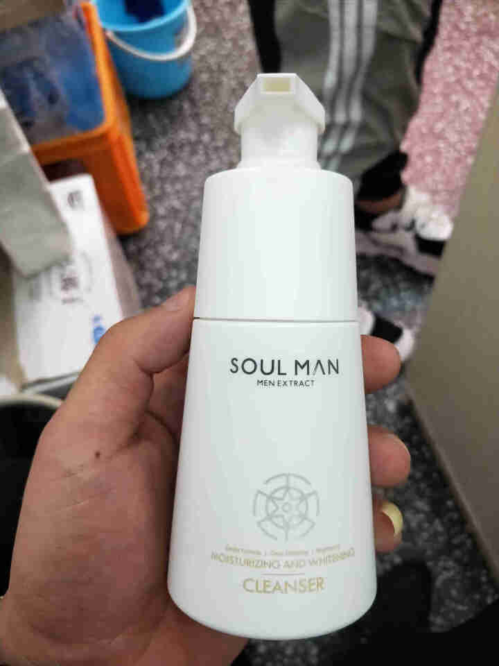 极男（SOUL MAN）美白氨基酸洗面奶男控油祛痘去黑头痘印补水保湿收缩毛孔男士变美白洁面乳套装 美白氨基酸洗面奶怎么样，好用吗，口碑，心得，评价，试用报告,第4张