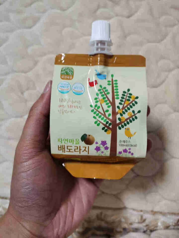 果儿树Nature Village 婴幼儿果汁韩国进口儿童健康饮料 桔梗梨汁 100ml/袋怎么样，好用吗，口碑，心得，评价，试用报告,第2张