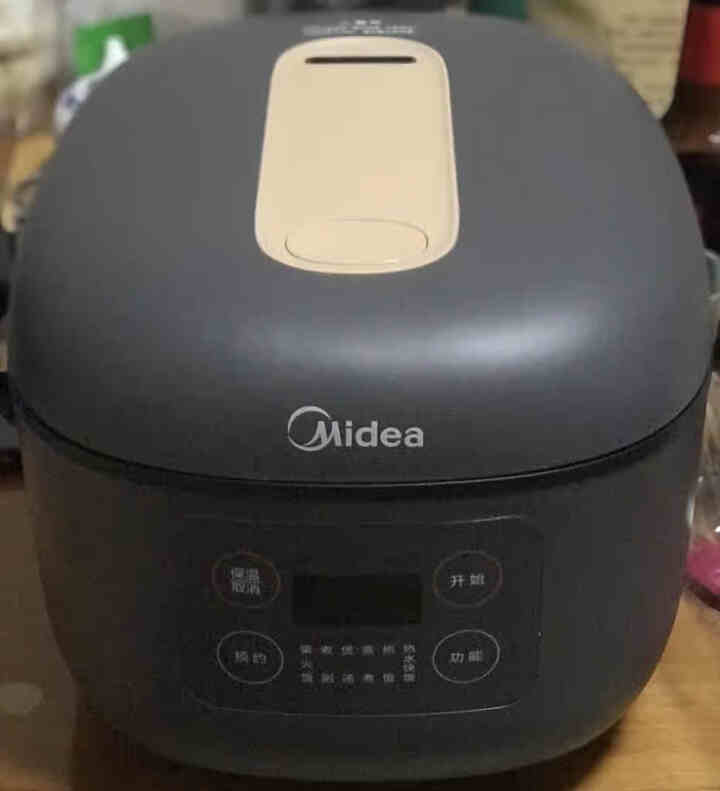 美的（Midea）电饭煲家用电饭锅智能大容量多功能20分钟快速煮饭预约微压沸腾芯磨砂圆灶釜内胆4L 新品深空灰怎么样，好用吗，口碑，心得，评价，试用报告,第2张