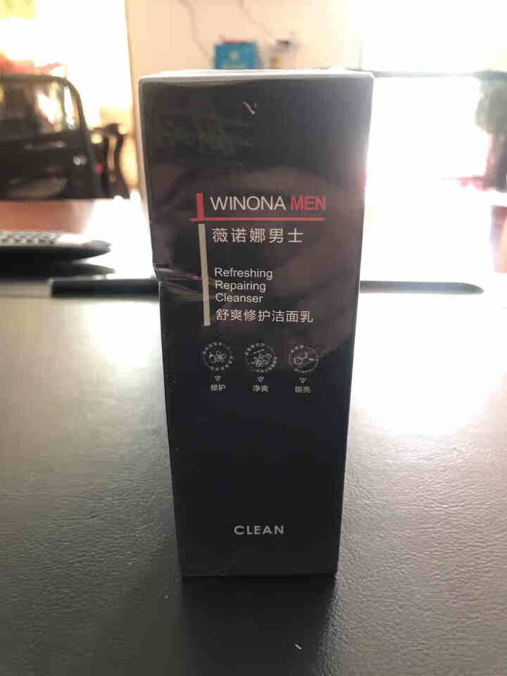 薇诺娜男士（WINONA MEN）舒爽修护洁面乳120g小灰管男士洗面奶控油洁面乳清爽补水保湿温和怎么样，好用吗，口碑，心得，评价，试用报告,第2张