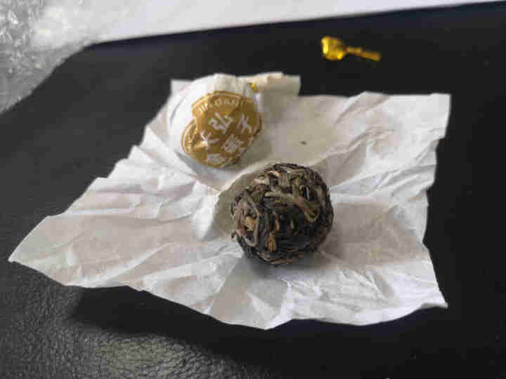 天弘茶叶 天弘金蛋子 普洱茶 生茶 布朗易武明前春茶 龙珠小沱茶 约9克/颗 2颗怎么样，好用吗，口碑，心得，评价，试用报告,第2张