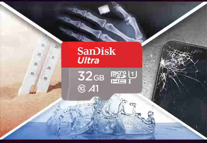 SanDisk闪迪32G高速C10存储卡A1 64g行车记录仪内存卡  128g手机tf卡256G 98MB 16G怎么样，好用吗，口碑，心得，评价，试用报告,第4张