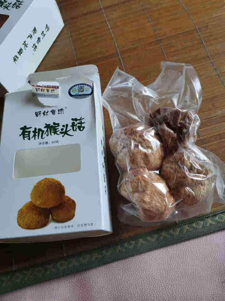 野村食坊 猴头菇干货2盒 东北特产 精选有机食品 煲汤材料猴头蘑菌菇怎么样，好用吗，口碑，心得，评价，试用报告,第3张