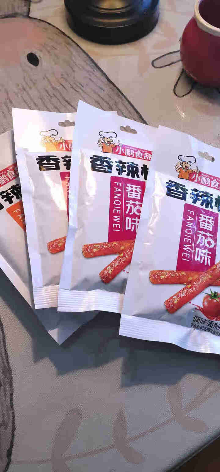 【小鹏食品】香辣棒番茄味辣条大礼包儿时怀旧休闲零食辣味小吃 香辣棒番茄味4包怎么样，好用吗，口碑，心得，评价，试用报告,第2张