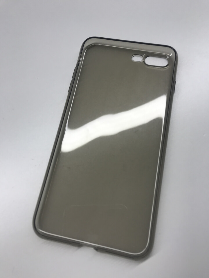 Piware 超薄透明手机壳适用于苹果7/7p/8/8plus新款iPhoneX防摔全包手机软壳 iPhone8p_透明软壳_ 深空灰怎么样，好用吗，口碑，心得,第2张